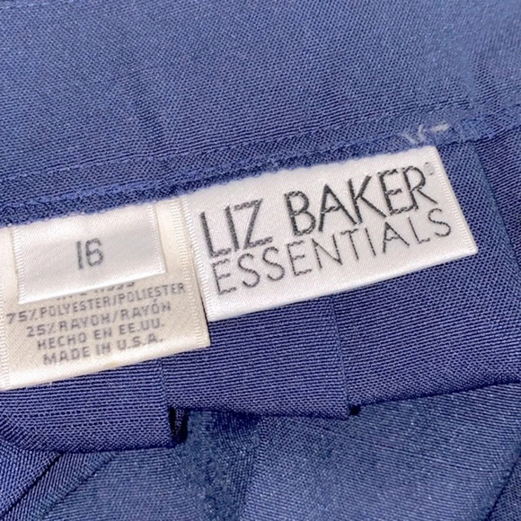 Vintage blue pleated maxi skirt new with tags size 16 - Picture 3 of 5